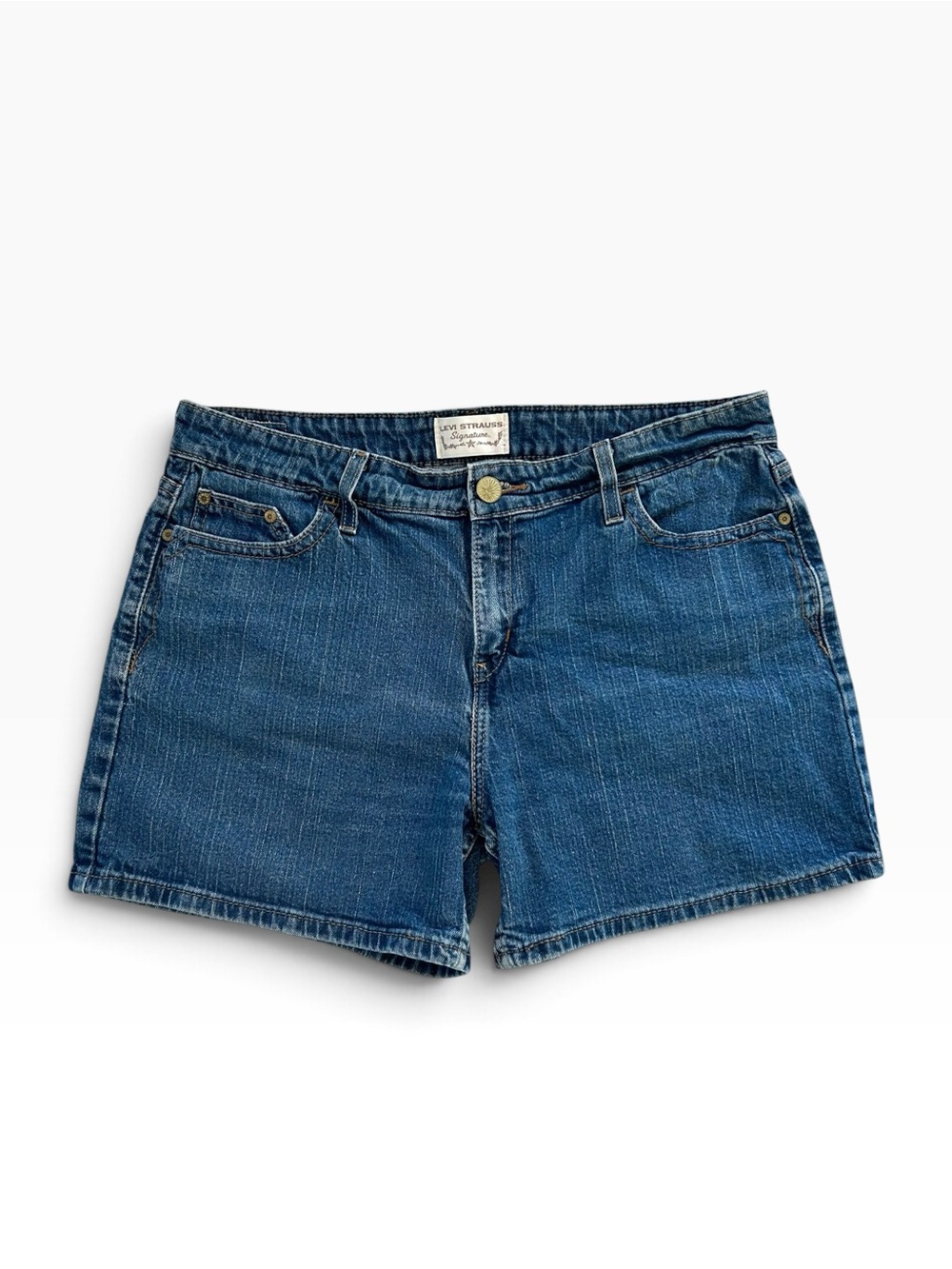 Levi's Vintage Medium Blue Denim Women's Shorts